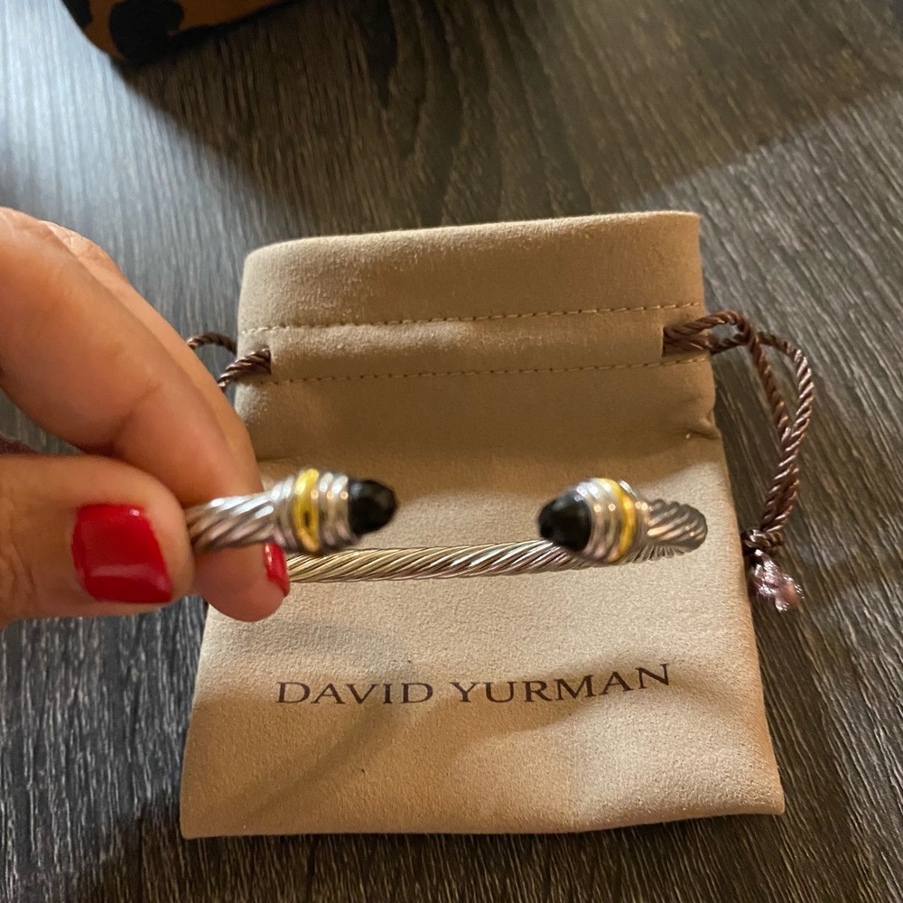 Authentic David yurman onyx cuff